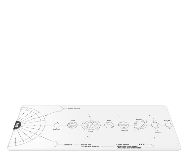 Dark Project Gaming Mousepad Terra Nova White XL - 1367416 - zdjęcie 3